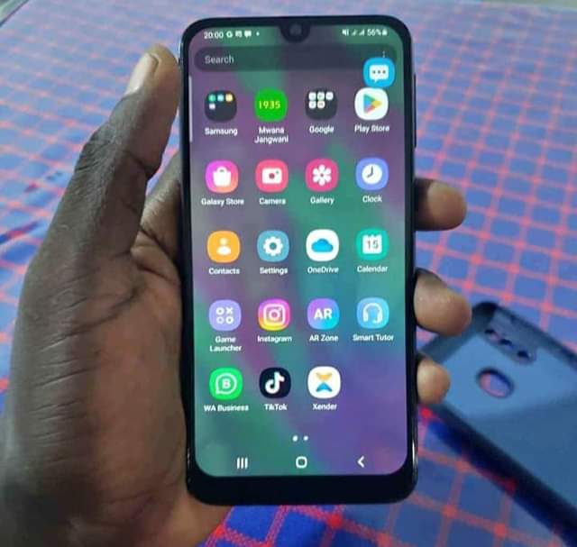 A picture of Samsung A30s inauzwa Storage Gb128 Ram Gb 4 Battery 5000