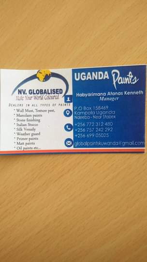 A picture of NV GLOBALIZED UGANDA PAINTS