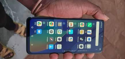 A picture of Tecno spark 10c with 128GB 8gb ram on sell 300k
