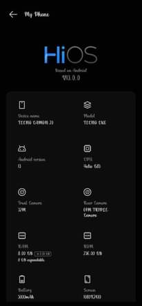 A picture of TECNO CAMON 20