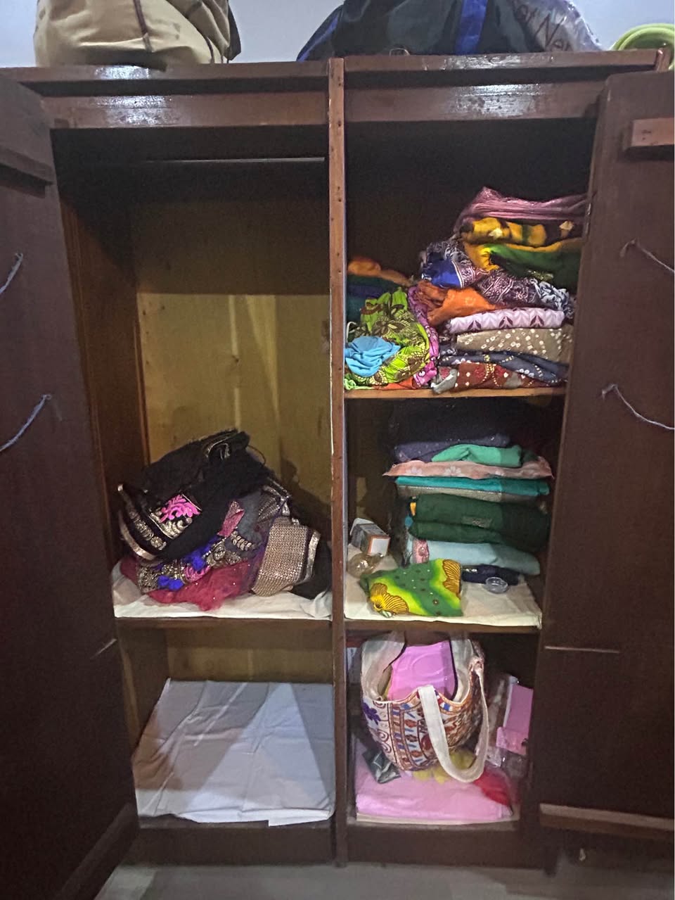 A picture of Cupboard and mattress