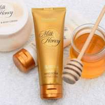 A picture of Milk and honey body cream and scrub
