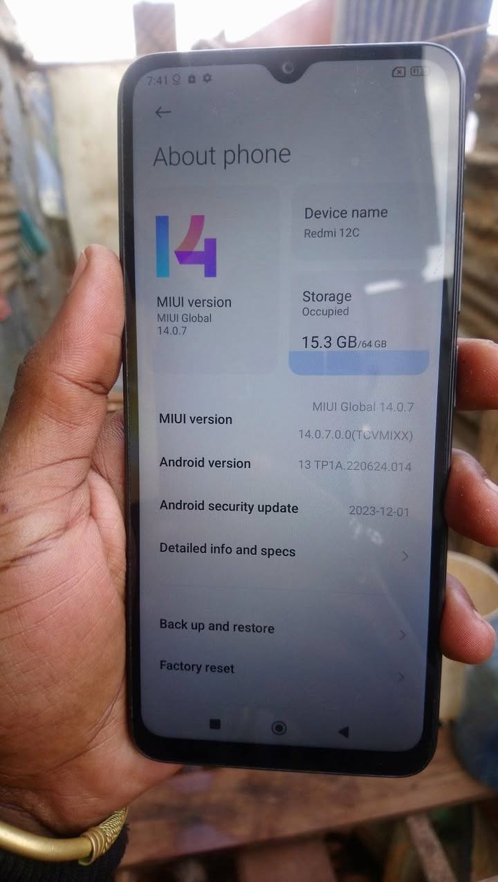 A picture of Redmi 12C