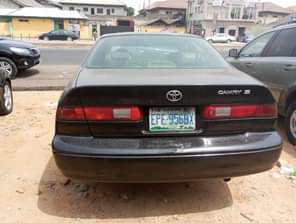 A picture of This car is Toyota Camry aka tiny light Engine sharp