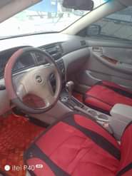 A picture of 2003 4 model corolla flashed on first body Ac chilling