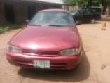 A picture of Old model Toyota Corolla nothing to fix very cool engine