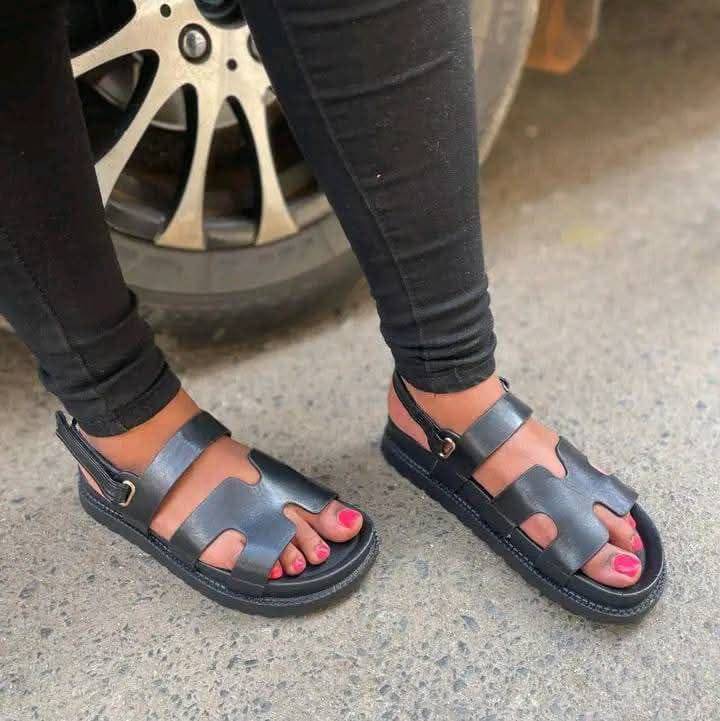 A picture of Back strap leather sandals