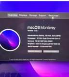 A picture of Apple MacBook Pro retina 2015 core i7 Ram 16Gb SSD