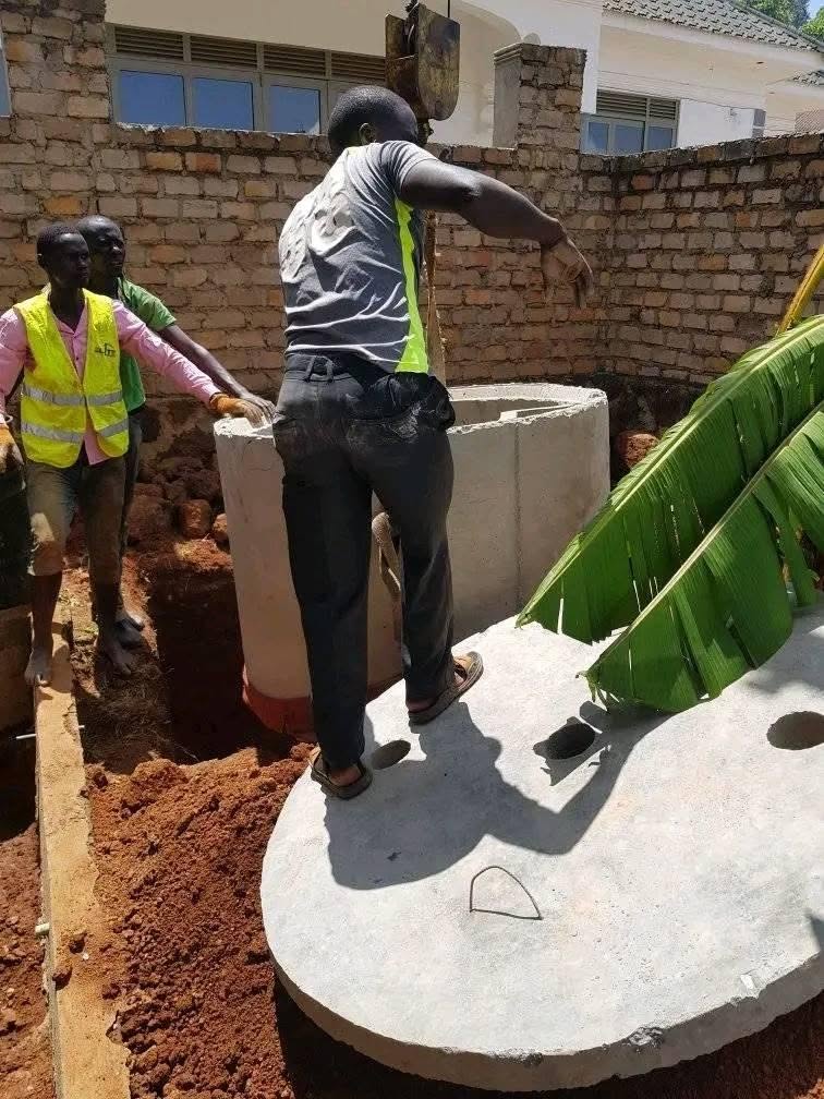 A picture of Biodigester septic toilet