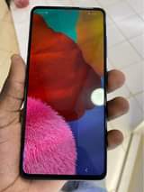 A picture of Samsung galaxy A51 fingerprint works perfevtly at only 550k call