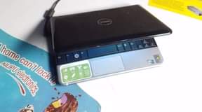 A picture of Dell mini laptop