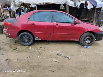 A picture of Car had an accident Accident affect the driver side chasis