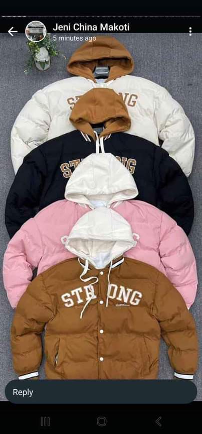 A picture of Jackets available