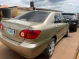 A picture of TOKUNBO standard Toyota Corolla 04 with good android screen touch