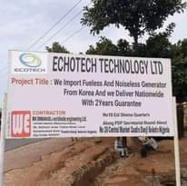 A picture of Ecotech fuelless Generator