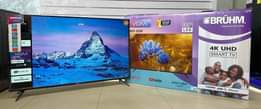 A picture of BRUHIM 4k UHD price list 50inch sh 950 000 55inch