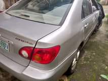 A picture of Accidented Corolla for sale Front bumper radiator airbag front grill