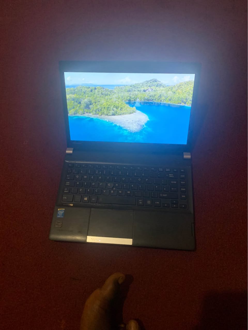 A picture of Toshiba laptop