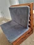 A picture of 3 months 5 6 10inches mattress and balcony pallet on