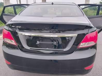 A picture of Hyunda Accent 2014 model Freshly baked on first body pan