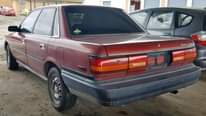 A picture of Toyota Camry forsale Year 1990 first body Factory AC Nothing