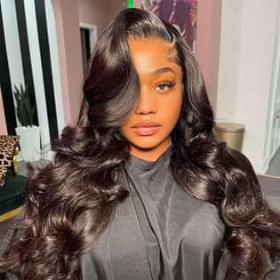 A picture of Brazilian human hair