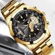 A picture of High quality stainless steel chain wrist watch water proof