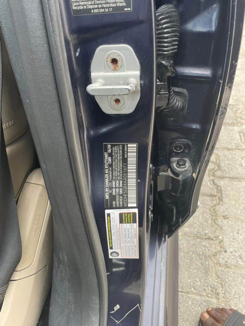 A picture of 2010 Mercedes Benz e class