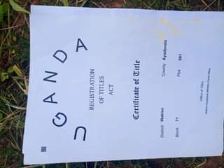 A picture of  DEAL YAKISUBUZI plot with readytitle On quick sale Matugga