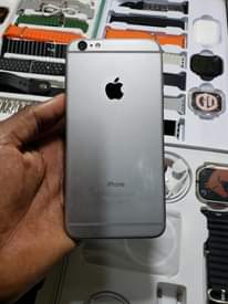 A picture of Iphone 6Plus 64GB storage with simple crack at only ugx