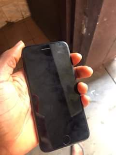 A picture of Black iphone 8