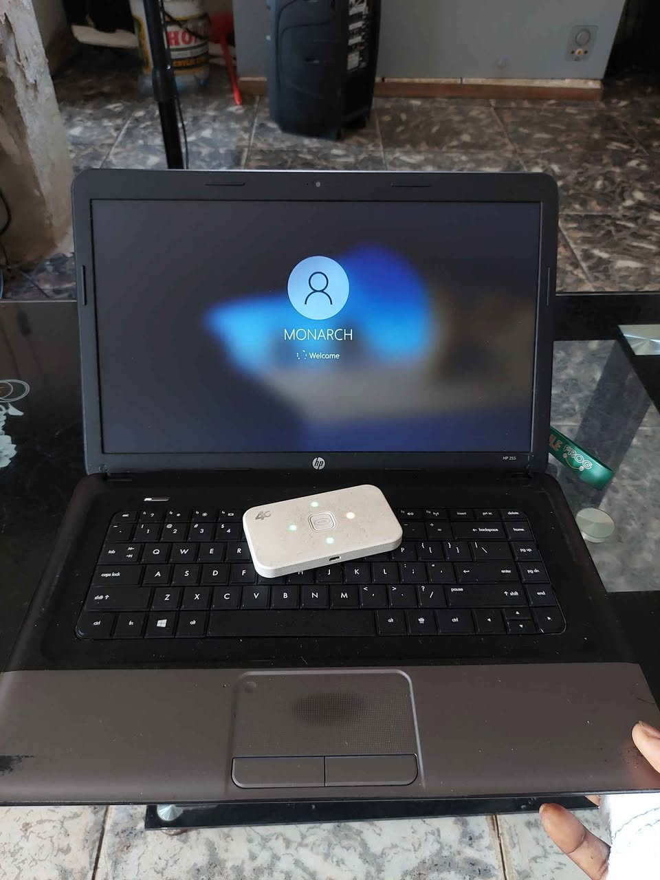A picture of Used hp 255 G2 and mtn wifi 4Gb ram 500Gb