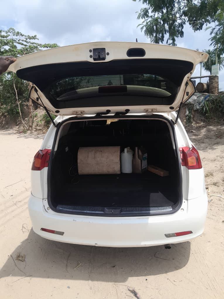 A picture of Toyota caldina