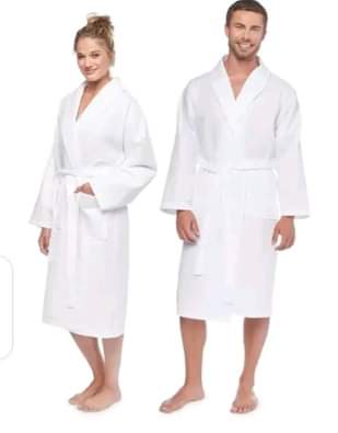 A picture of BATHROBS AVAILABLE IN DIFFERENT COLORS SIZES