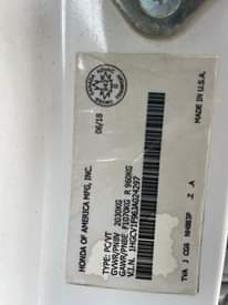 A picture of Honda Accord 2019
