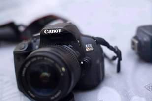 A picture of Canon 650d touch screen