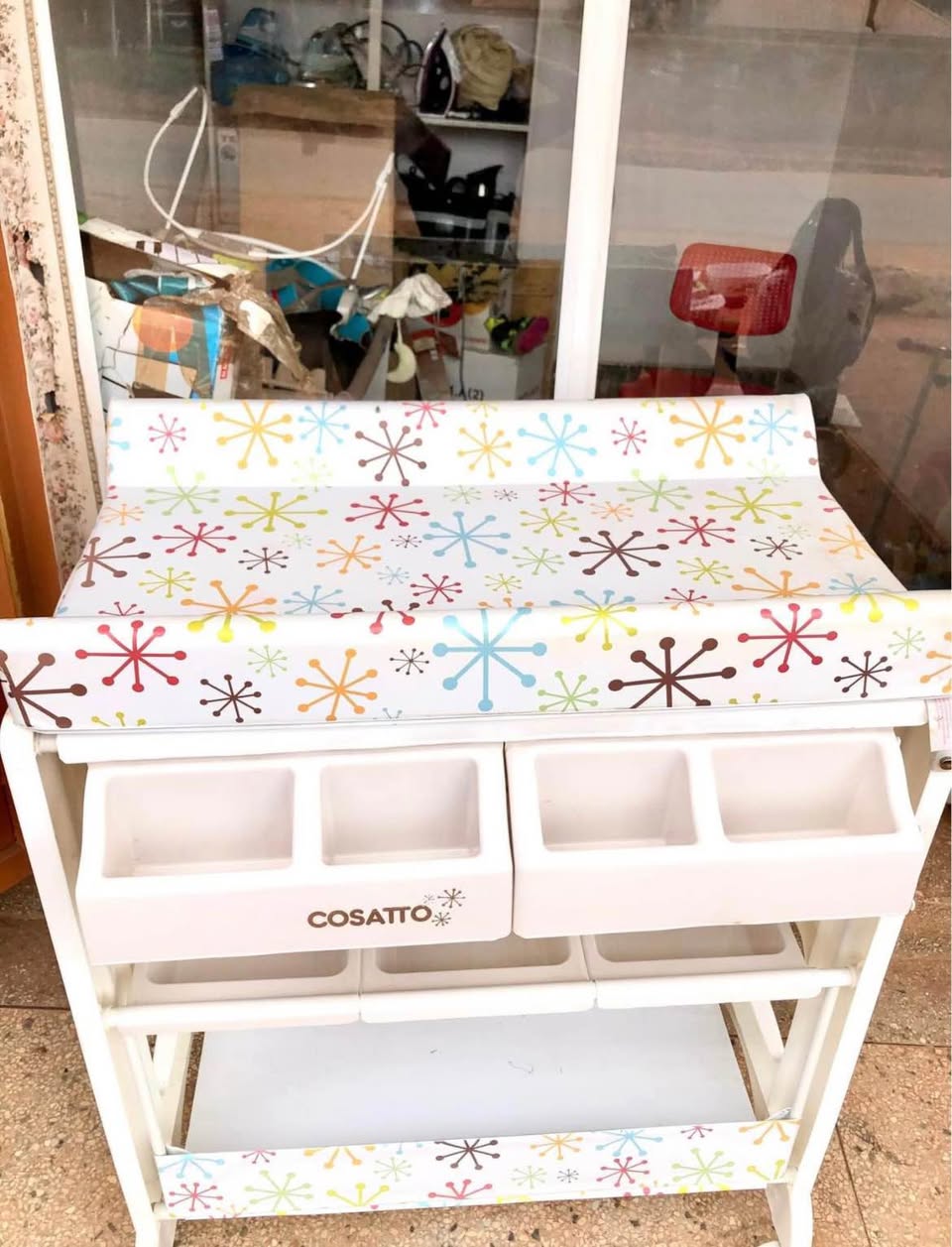 A picture of Baby bath and changing in units are available