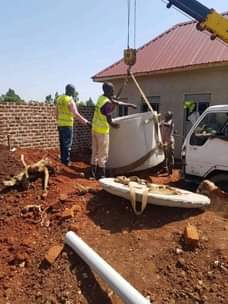 A picture of Biodigester toilet