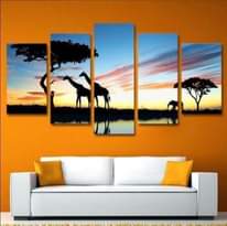 A picture of Canvas wall art at 200 000 Call 0704474523 for deliveries