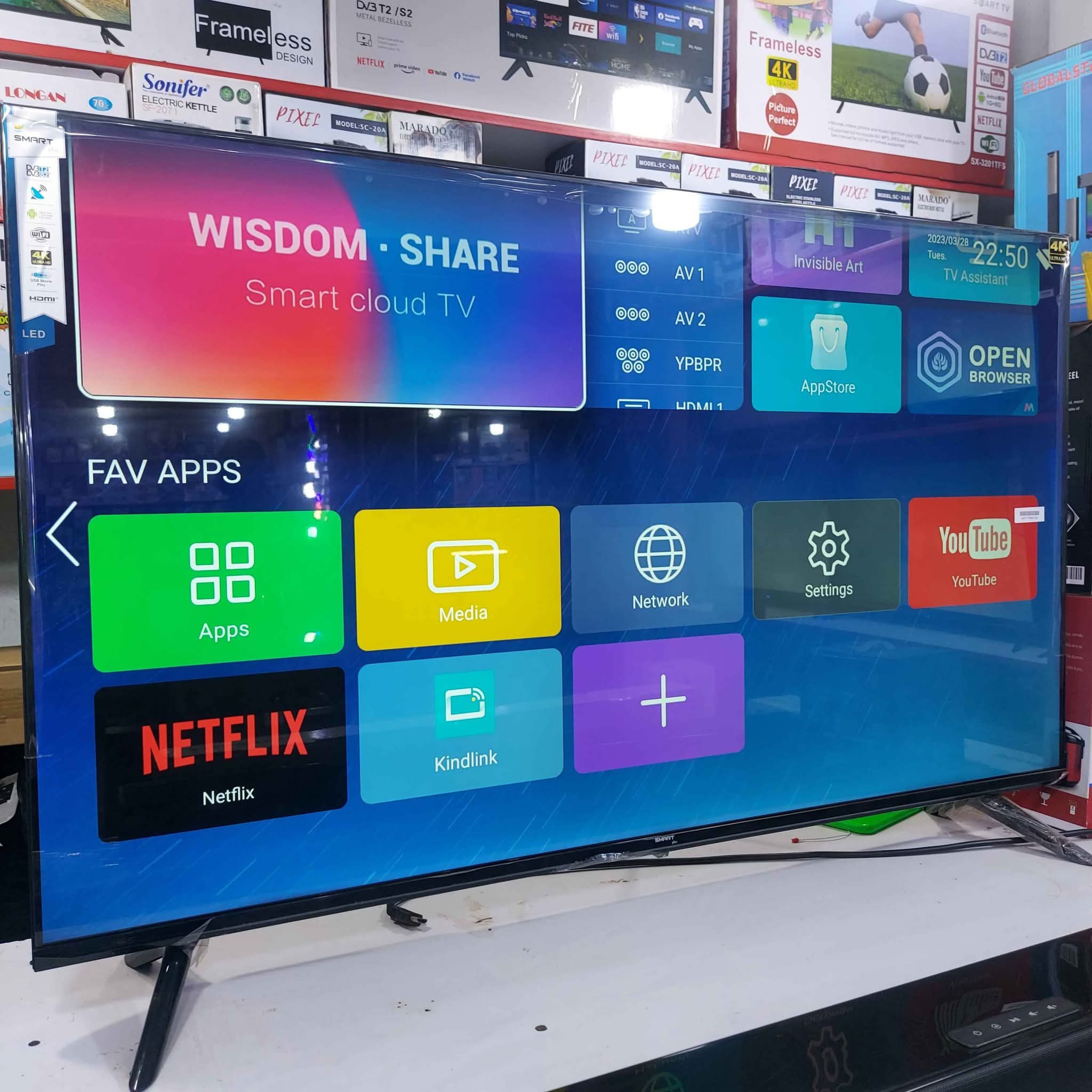 A picture of 43inch Android Smart Tv promotion