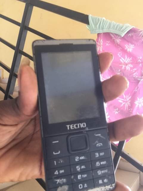 A picture of Tecno button phone