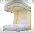 A picture of Mosquito nets in different types and designs.