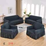 A picture of Sofa covers and dinning chair covers table runners bedsheets waterproof