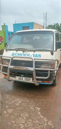 A picture of Toyota hiace van