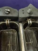 A picture of Double deep fryer 3 liters each side 