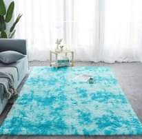 A picture of Fluffy carpets in different colours
