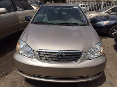 A picture of Gold Tokunbo Toyota Corolla 2005 Autos affordable price 1.8M Call