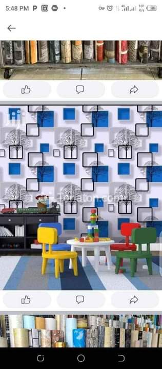 A picture of Wallpapers and stickers 0703836818 0776763178