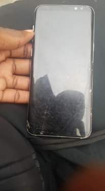 A picture of Two Samsung Galaxy s 8 Mother boards on sale