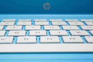 A picture of Hp ultra thin laptop